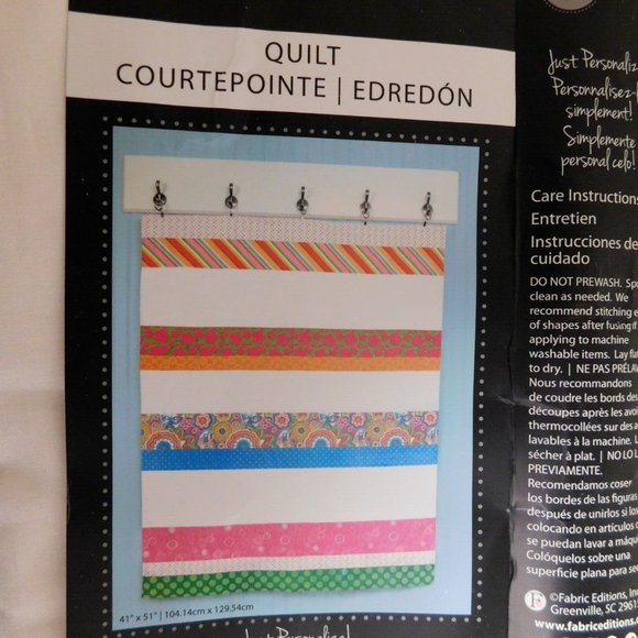 Make It Mine Quilt with 200 Letters Symbols - Picture 3 of 3